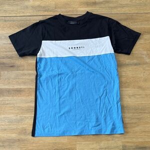 Black and Blue Kids Short Sleeve Tee